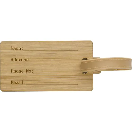 Bamboo luggage tag Shawn Bamboo luggage tag Shawn