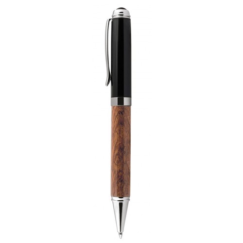 BALLPOINT PEN WOOD AND METAL BLACK