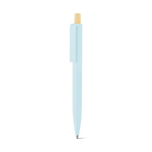 ZARA. Recycled ABS (100% rABS) ballpoint pen with bamboo button ZARA. Recycled ABS (100% rABS) ballpoint pen with bamboo button
