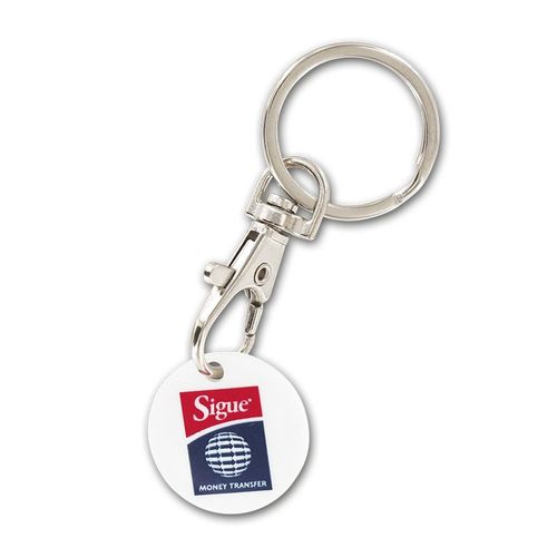 sleutelhanger met winkelmuntje