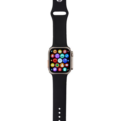 Fitness tracker with recycled TPU wristband