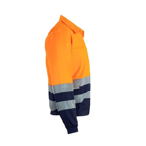 VL NEPTUNE LARGE. Veste en sergé bicolore (210g/m²) en polyester (80%) et coton (20%)