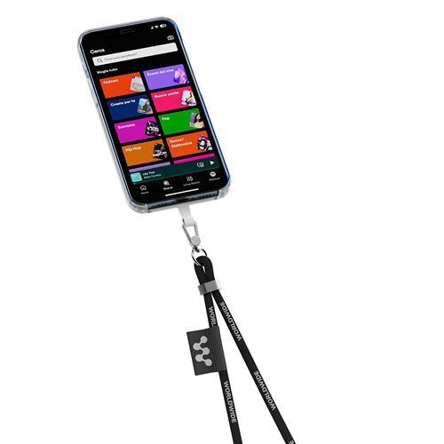 Lanyard with integrated cable Snapsling Lanyard with integrated cable Snapsling