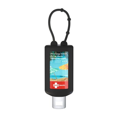 Sun Milk "sensitive" SPF 30, 50 ml Bumper (black), Body Label