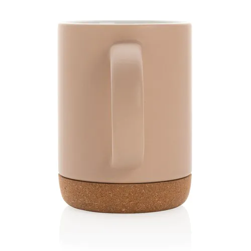 Ceramic mug with cork base 280ml Ceramic mug with cork base 280ml