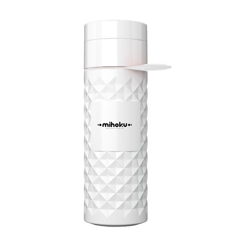 Join The Pipe Nairobi Ring Bottle White 500ml waterfles Join The Pipe Nairobi Ring Bottle White 500ml waterfles