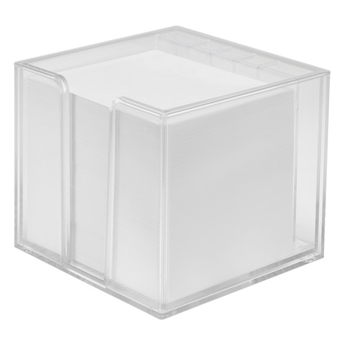 Collecteur de fiches "Sigma" à paroi double avec pot de crayons Collecteur de fiches "Sigma" à paroi double avec pot de crayons