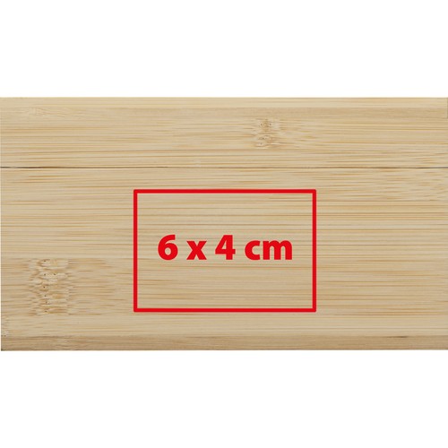 Wooden tea box with glass lid