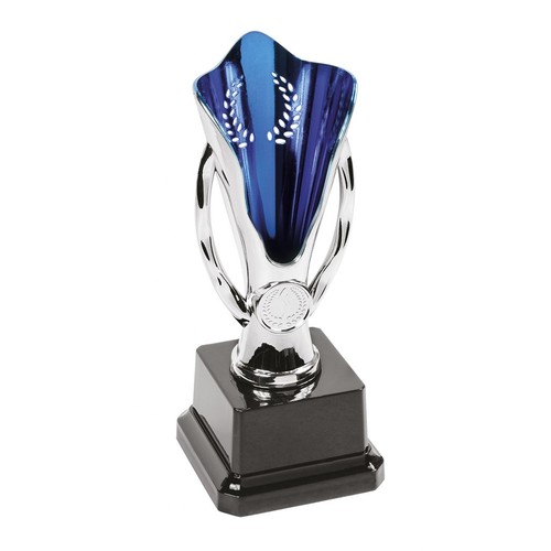 TROPHY BLUE CUP H 160 MM TROPHY BLUE CUP H 160 MM