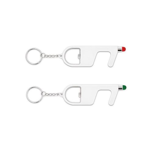 3 IN 1 KEYRING WITHOUT CONTACT AND ANTIBACTERIAL