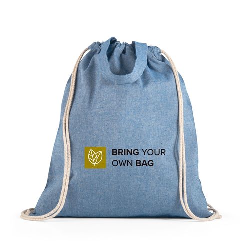 RISSANI. Drawstring bag with recycled cotton (70%) and polyester (30% rPET) (140 g/m²) RISSANI. Drawstring bag with recycled cotton (70%) and polyester (30% rPET) (140 g/m²)