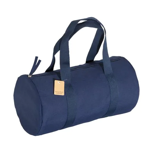 280 g/m2 recycled cotton sports/travel duffle bag