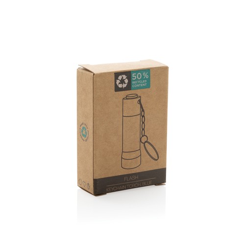 Flash RCS recycled aluminium keychain torch Flash RCS recycled aluminium keychain torch