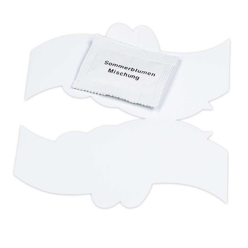 Bijen vouwkaart met zaden - individueel