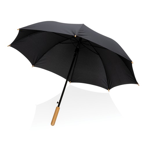 23" Impact AWARE™ RPET 190T auto open bamboo umbrella 23" Impact AWARE™ RPET 190T auto open bamboo umbrella