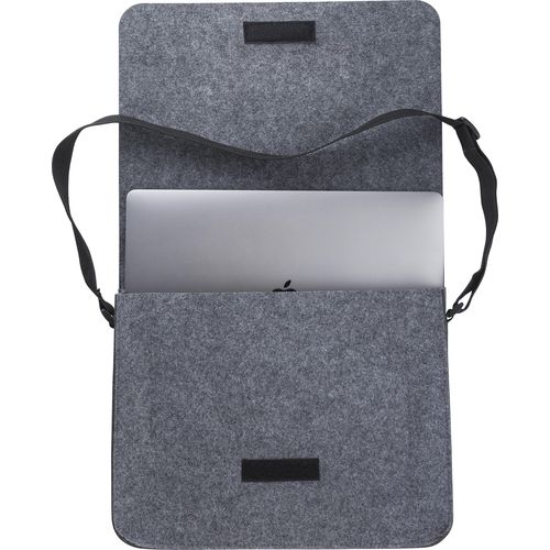 Bolsa bandolera de fieltro rPET Layla Bolsa bandolera de fieltro rPET Layla