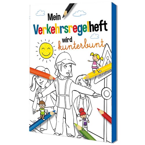 Colouring book / set A6 - traffic - Colouring set neutral Colouring book / set A6 - traffic - Colouring set neutral