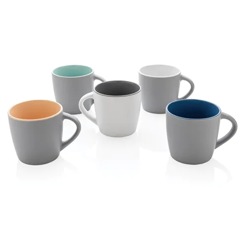 Ceramic mug with coloured inner 300ml Ceramic mug with coloured inner 300ml