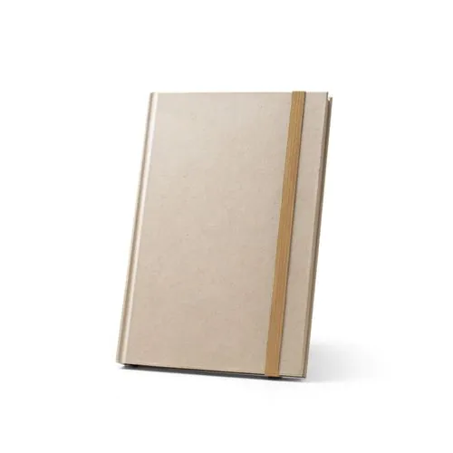 DICKINSON. Cahier A5 à couverture rigide en papier de canne à sucre (80 % canne à sucre) avec pages lignées DICKINSON. Cahier A5 à couverture rigide en papier de canne à sucre (80 % canne à sucre) avec pages lignées