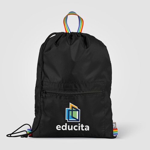 Spectrum Recycled Polyester Drawstring Bag - 8 L Spectrum Recycled Polyester Drawstring Bag - 8 L