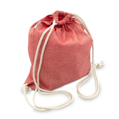 Recycled cotton and recycled polyester drawstring bag B'RIGHT | Jose Recycled cotton and recycled polyester drawstring bag B'RIGHT | Jose