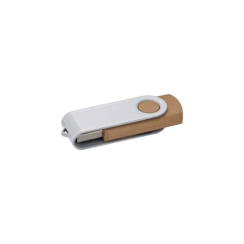 USB flash drive made of wheat straw, biodegradable resin and metal 4Gb