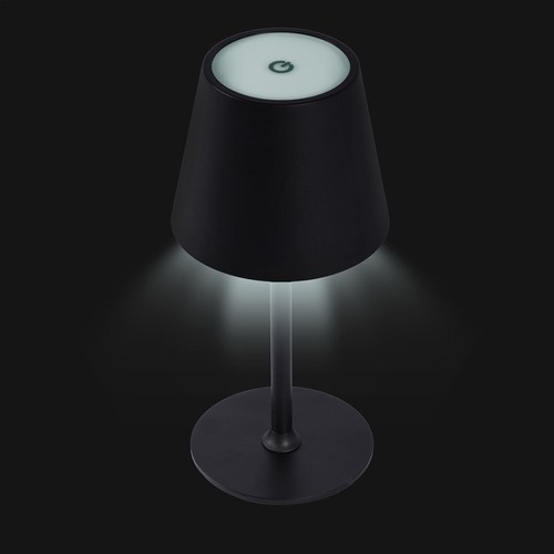 LAMPE DE TABLE LED EN MÉTAL ET PLASTIQUE