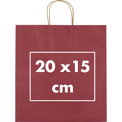 Borsa grande in carta riciclata con due maniglie GUS