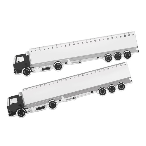 Liniaal "vrachtwagen" 24 cm