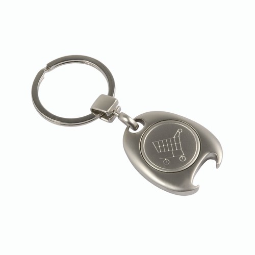 sleutelhanger met winkelmuntje