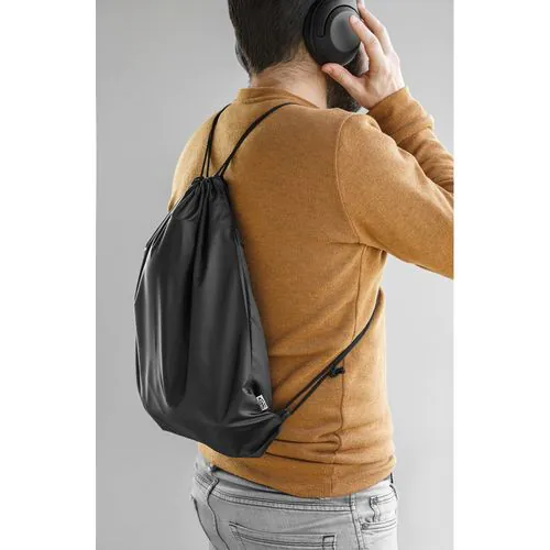 PEMBA. Recycled polyester (100% rPET) 190T drawstring bag PEMBA. Recycled polyester (100% rPET) 190T drawstring bag