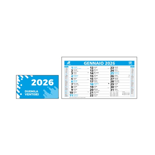 2026 Two-Colour Monthly Desk Calendar, 13 sheets on matte coated paper 2026 Two-Colour Monthly Desk Calendar, 13 sheets on matte coated paper