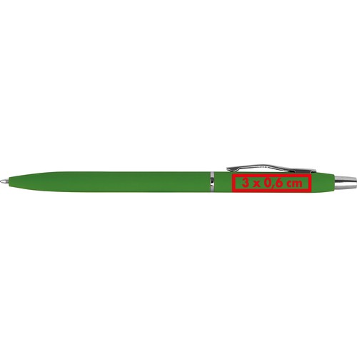 Stylo bille fin caoutchouté Stylo bille fin caoutchouté