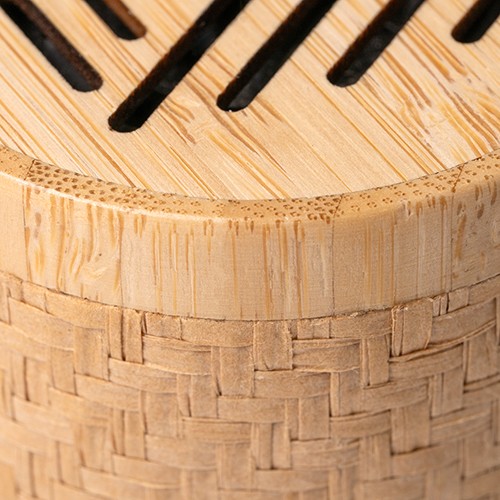 Wireless speaker made with natural fiber body and Alceu Wireless speaker made with natural fiber body and Alceu