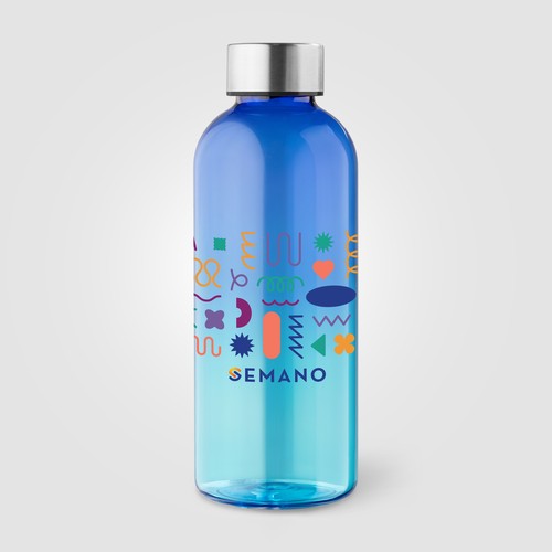 Gourde Skye, rPET, bouchon twist ombré - 500 ml