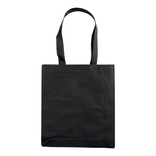 Stitched 80 g/m2 non-woven fabric shopping bag, long handles