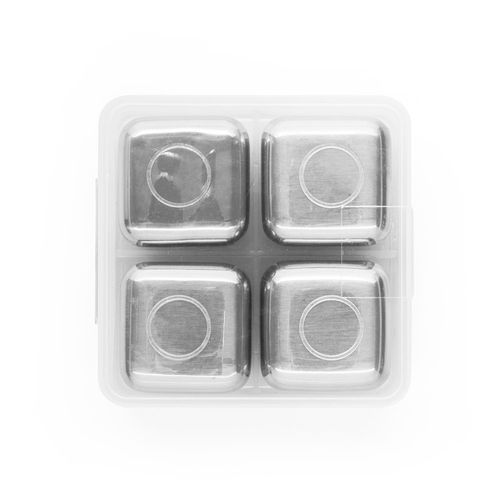 GLACIER. Set of reusable stainless steel ice cubes GLACIER. Set of reusable stainless steel ice cubes