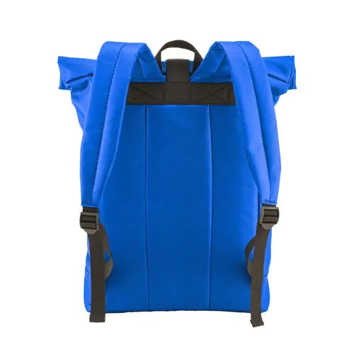 Recycled polyester R-PET PC (17") backpack with exterior zippered pocket Recycled polyester R-PET PC (17") backpack with exterior zippered pocket
