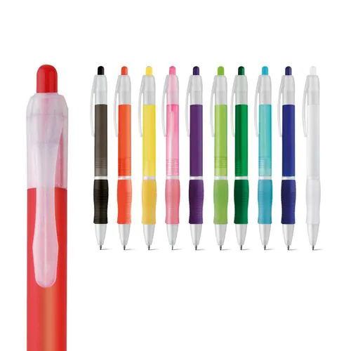 SLIM. Penna a sfera in ABS con finitura antiscivolo e clip SLIM. Penna a sfera in ABS con finitura antiscivolo e clip