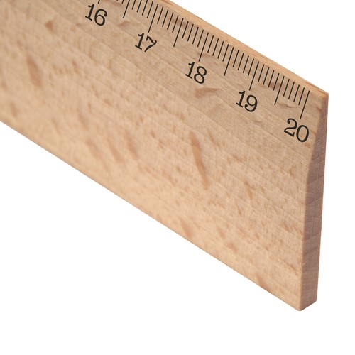 Wooden ruler 20 cm Wooden ruler 20 cm