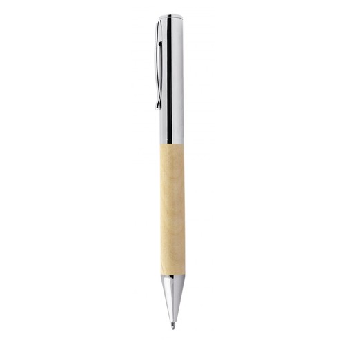 WOODEN PEN CHROMED