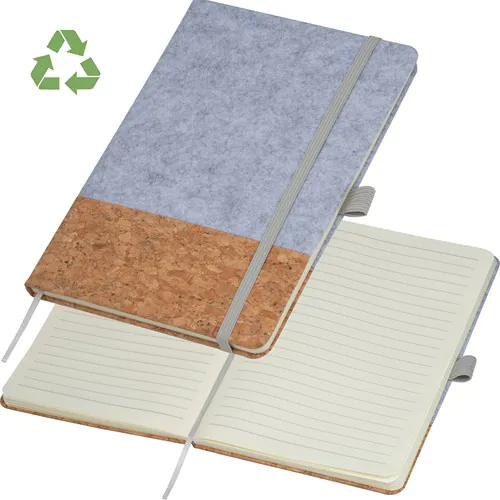 A5 notebook out of cork and felt A5 notebook out of cork and felt