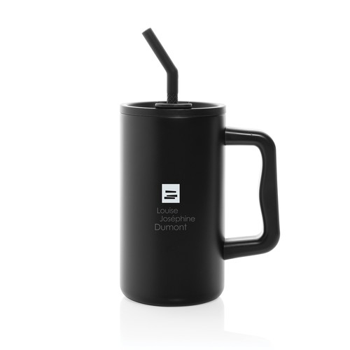 Mug Cube 800ml en acier recyclé certifiée RCS Mug Cube 800ml en acier recyclé certifiée RCS