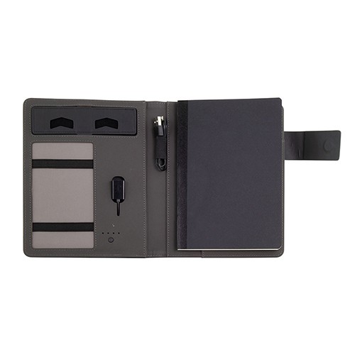 Portefeuille A5 avec powerbank 4000 mAh Pia Portefeuille A5 avec powerbank 4000 mAh Pia