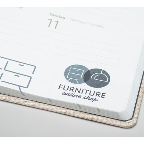 Mindnotes® diary in a LINO hardcover