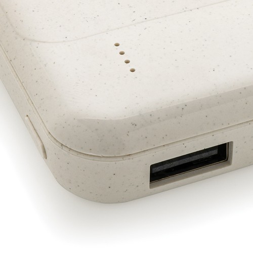 Powerbank inalámbrico de plástico reciclado estándar RCS Powerbank inalámbrico de plástico reciclado estándar RCS