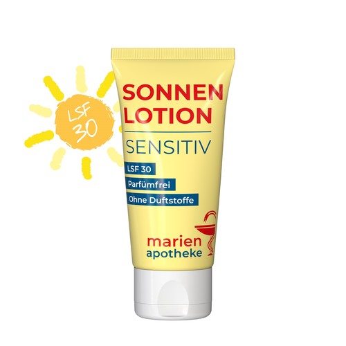 Zonnemelk Gevoelige Huid SPF 30, 50 ml tube Zonnemelk Gevoelige Huid SPF 30, 50 ml tube