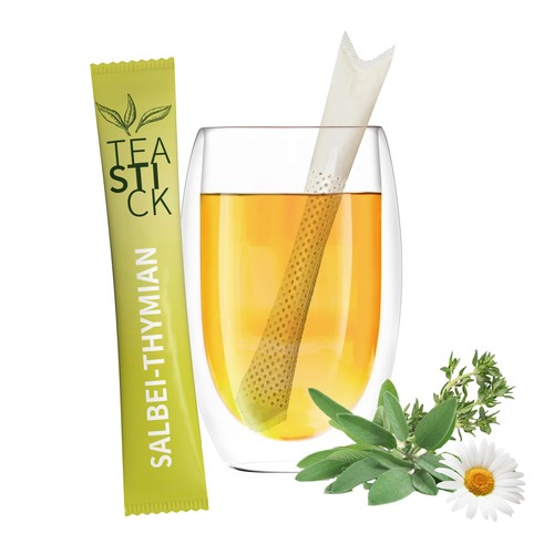 Organic TeaStick - Herbs Sage-Thyme - Individ. Design