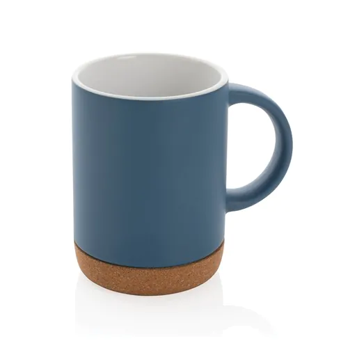 Taza de cerámica con base de corcho 280ml. Taza de cerámica con base de corcho 280ml.