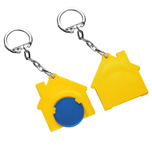 Chip holder with 1€ chip "house" Chip holder with 1€ chip "house"